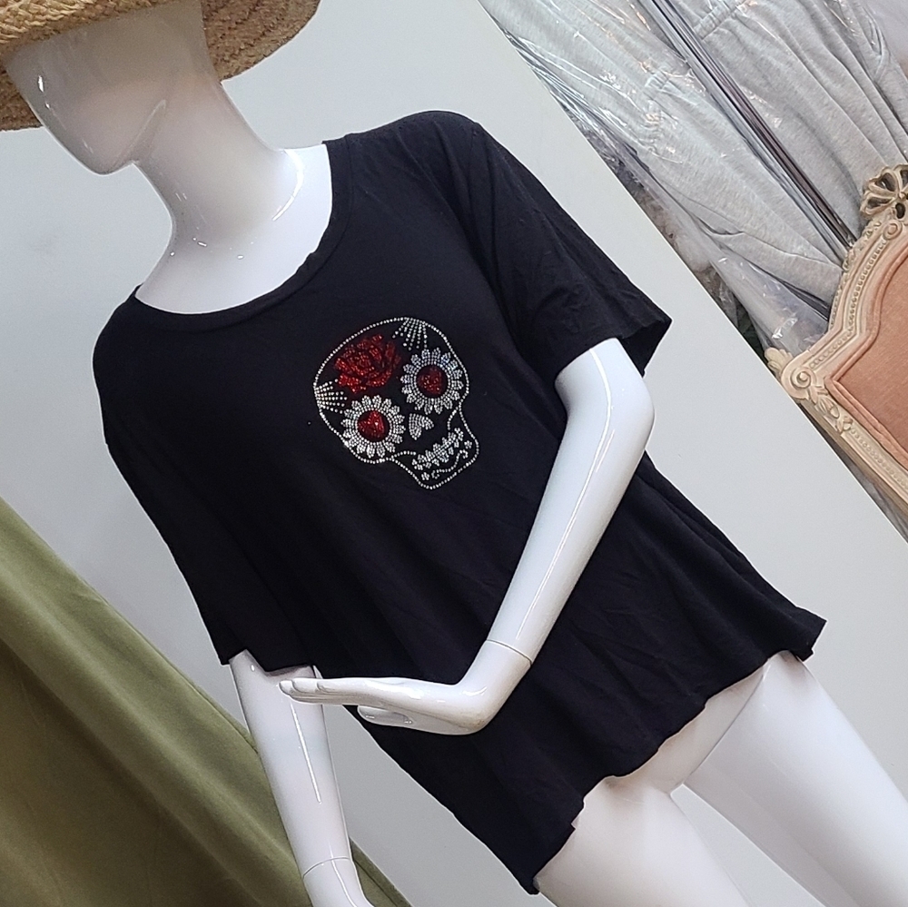 Homework Society Sugar Skull Top